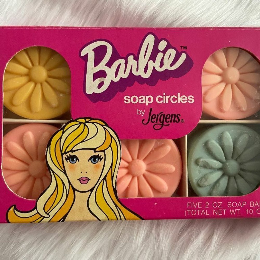 VTG 1974 Mattel Barbie Soap Circles Jergens